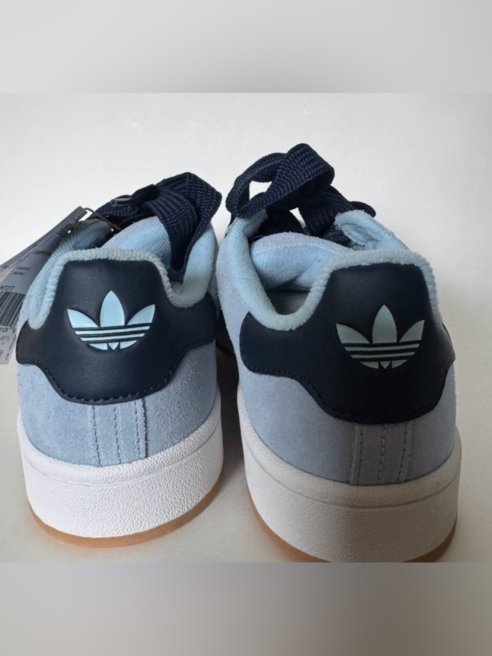 Adidas Campus 00s Women’s Size 9 Light Blue Navy Suede Sneakers NWT - Picture 4 of 7